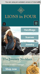 Mobile Screenshot of lionsinfour.com